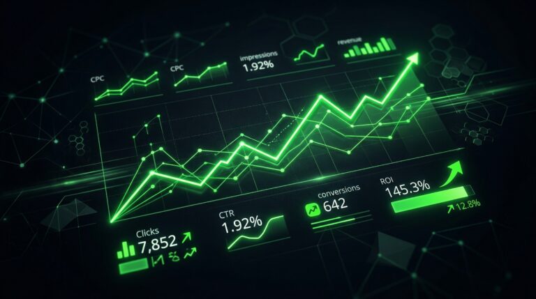 Google Ads performance optimization dashboard