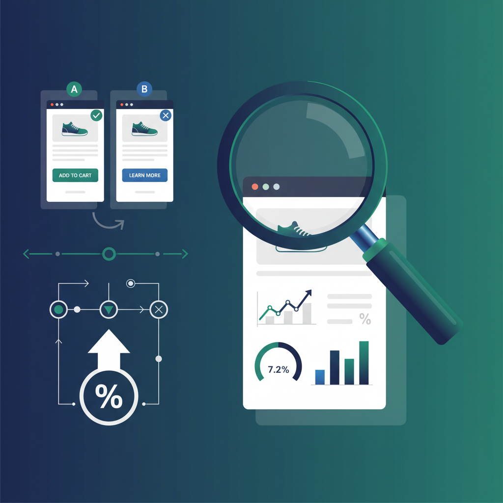 Product page conversion rate optimization with A/B testing and analytics
